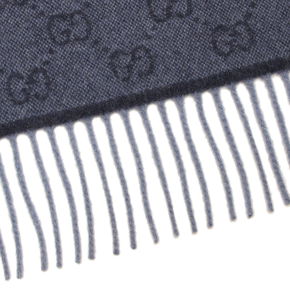 グッチ GUCCI スカーフ バンダナ ストール ネイビー メンズ レディース