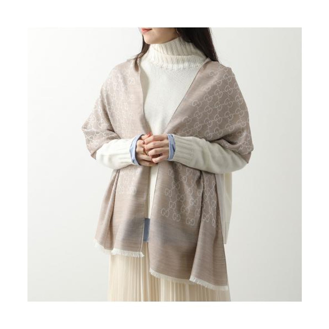 グッチ GUCCI GUCCI ストール 165904 3G646 GGロゴ ジャガード （9664