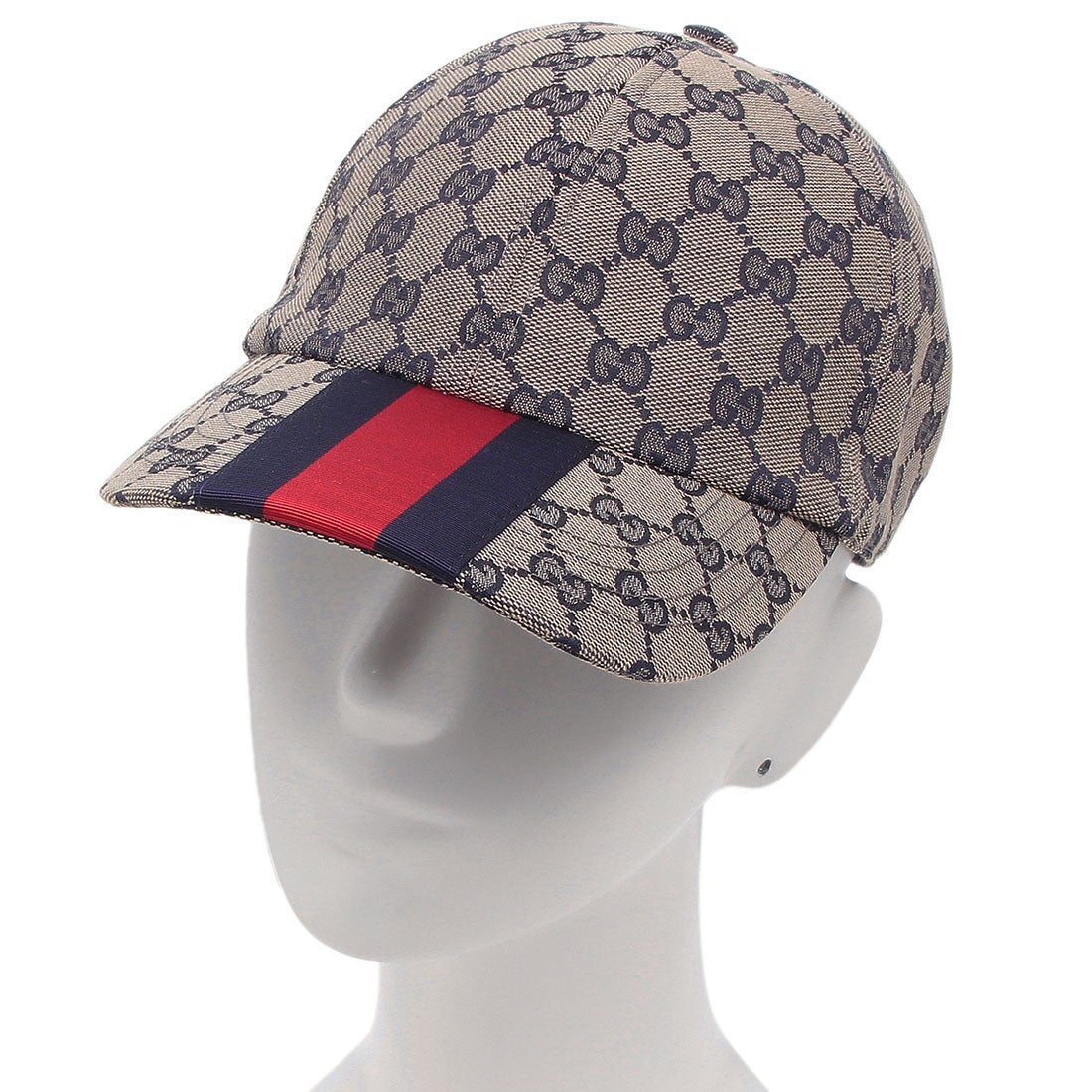 グッチ GUCCI 帽子 オリジナルGG ベースボールキャップ グレー メンズ