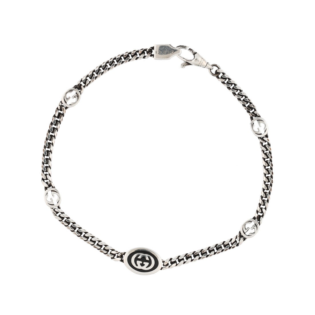 グッチ GUCCI 678657-J8410 ブレスレット インターロッキングG メンズ