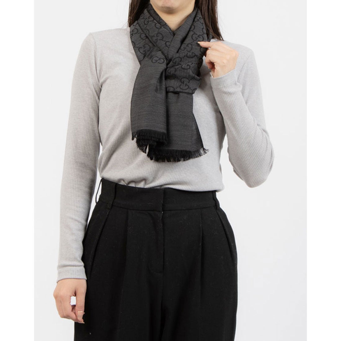 グッチ GUCCI ストール （グレー） - ファッション通販 MAGASEEK
