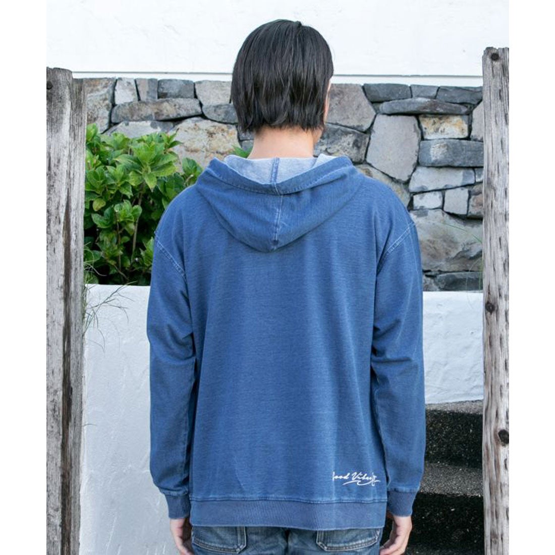 Kahiko】ポルホロMEN'Sパーカー ライトブルー -ファッション通販