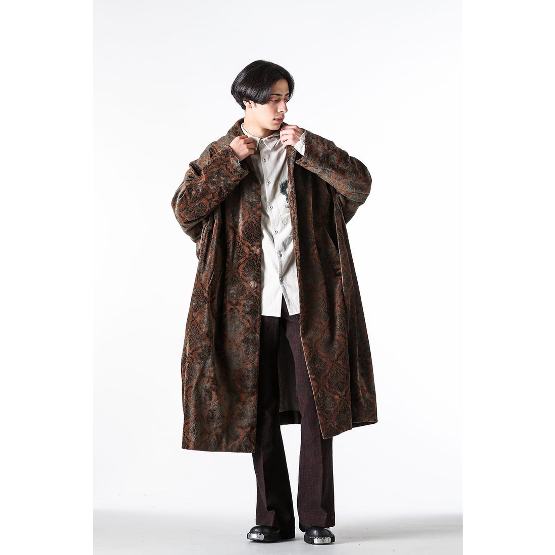HEOS Kimono sleeve Coat （Brown） - Osaka / Kyoto Stores, Ship