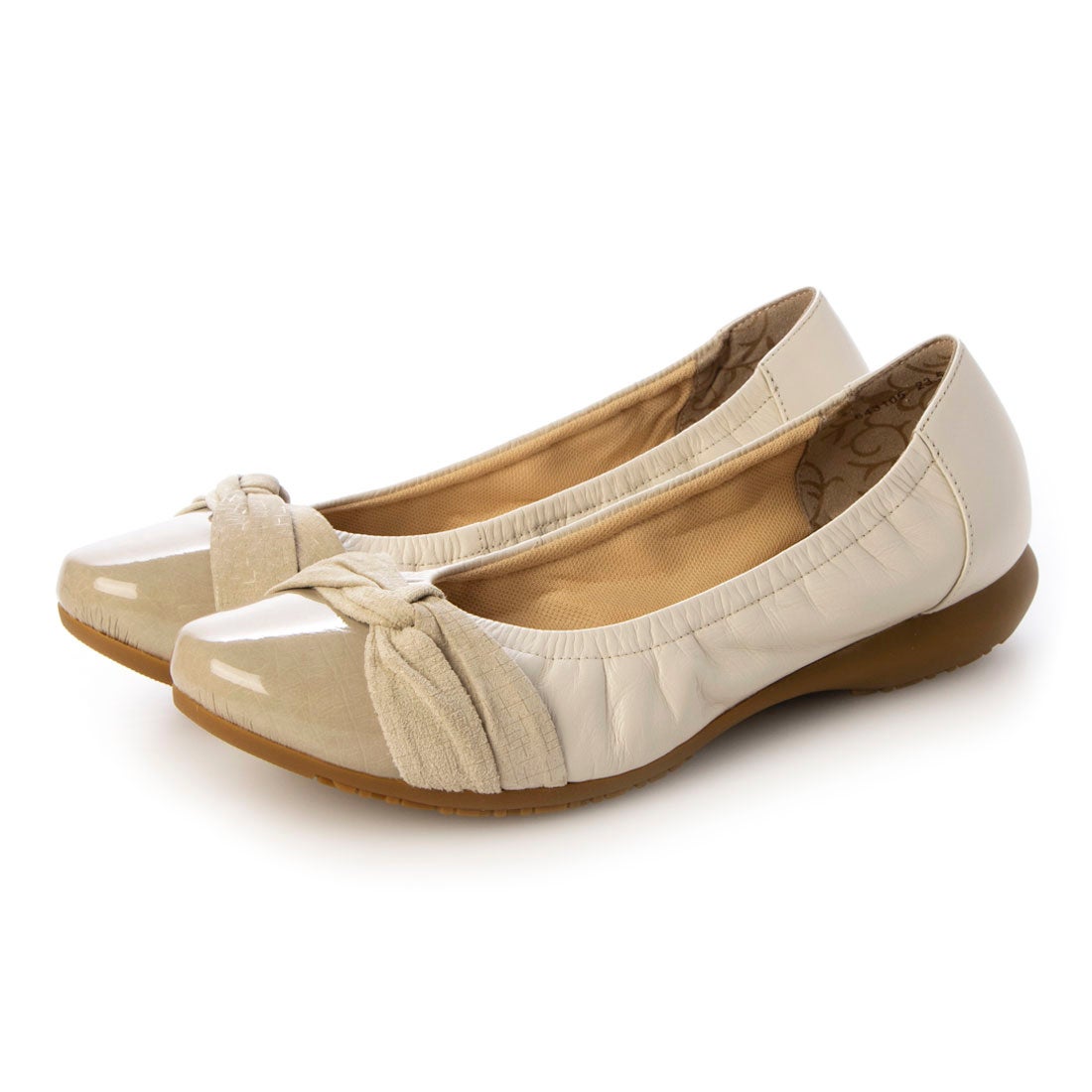 ヒミコ 卑弥呼 クロスリボンスニーカーパンプス/643105 （アイボリー