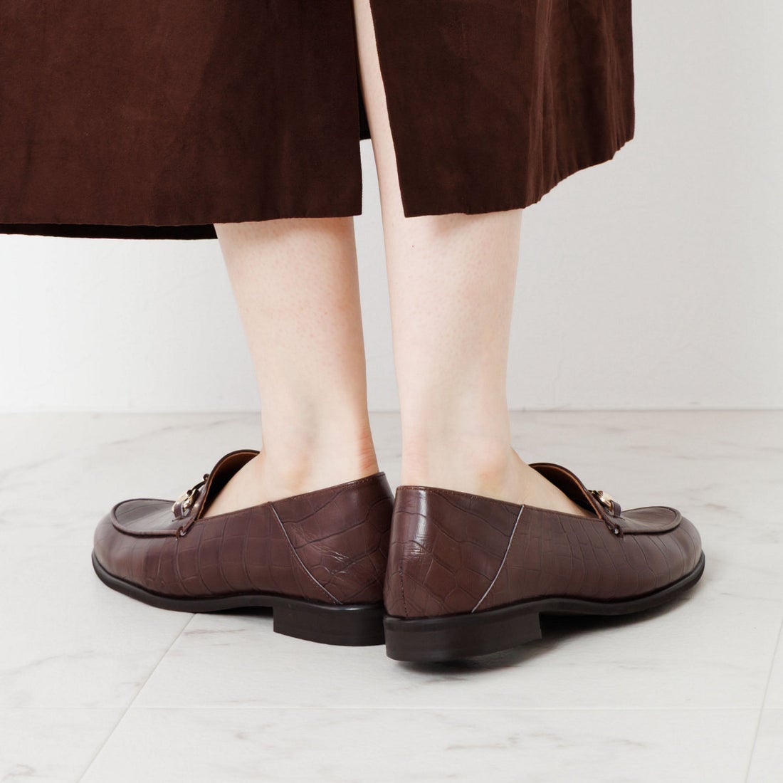 ヒミコ 卑弥呼 バブーシュビットローファー/651304 （グリーン