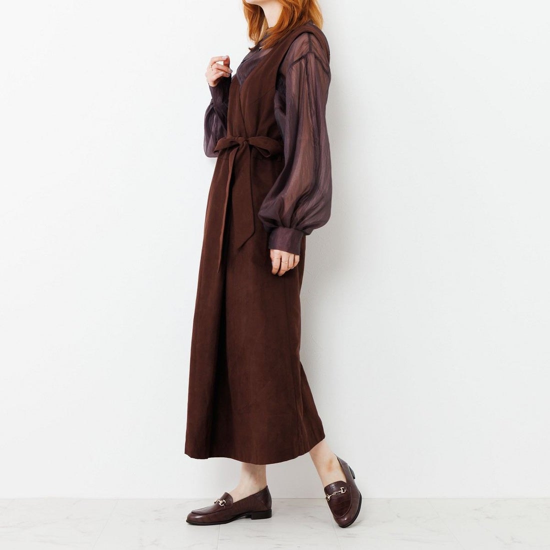 ヒミコ 卑弥呼 バブーシュビットローファー/651304 （グリーン