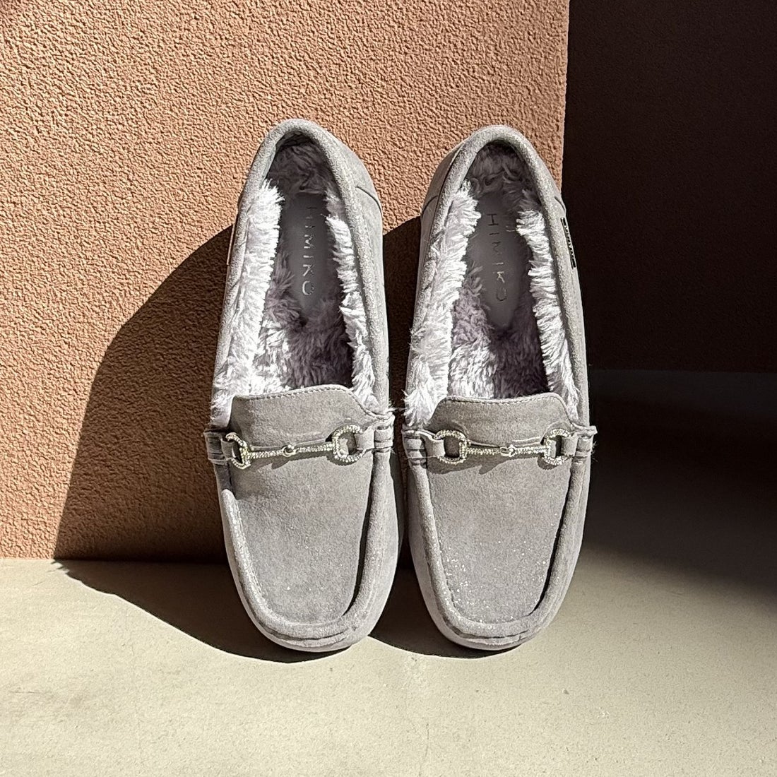 ヒミコ 卑弥呼 ビジュービットふわふわモカシン/651320 （ブラック