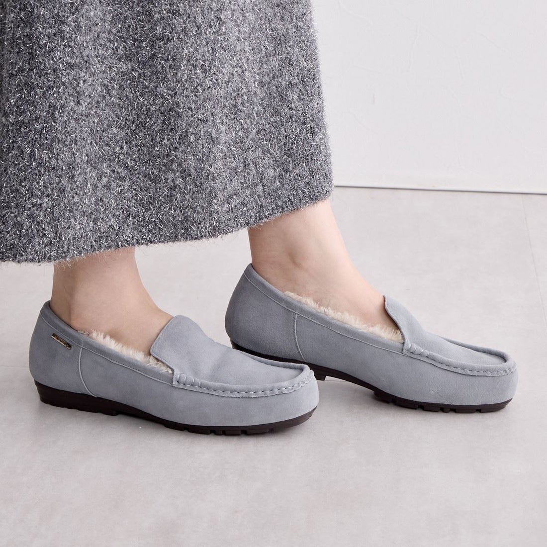 ヒミコ 卑弥呼 ふわふわモカシン/651319 （ブラック） -靴