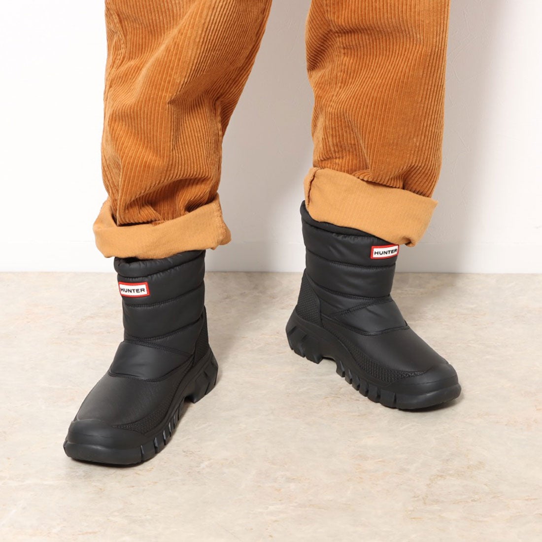 ハンター HUNTER 【メンズ】イントレピットショートスノーブーツ