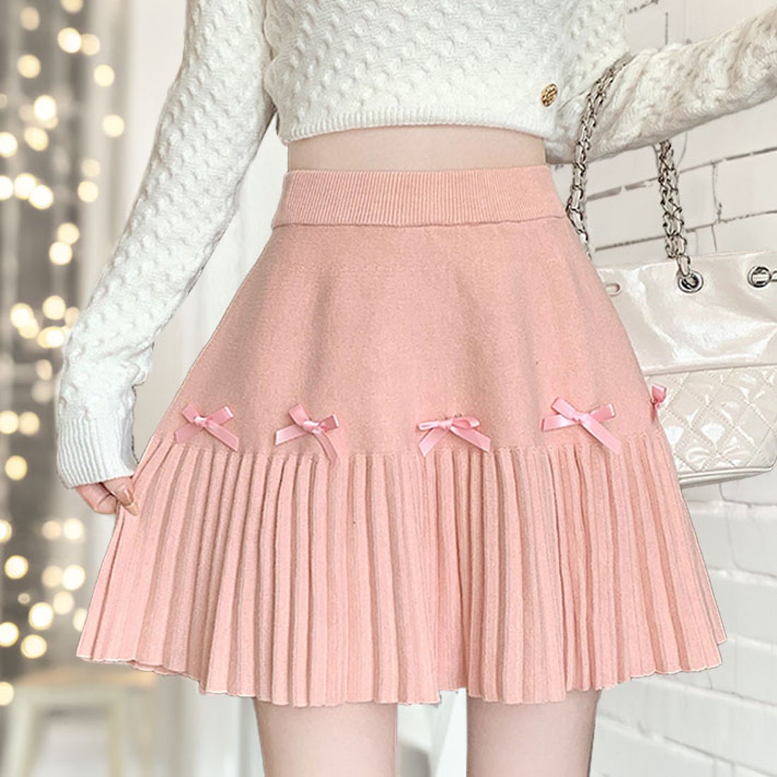 アイカ ica ミニスカート ショートスカート ニットスカート フレア