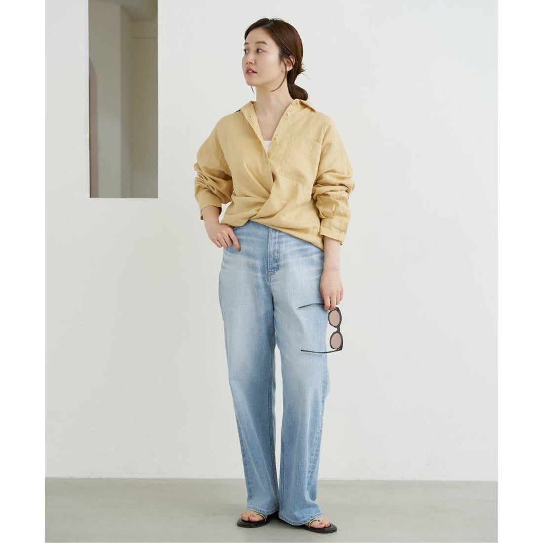 イエナ IENA 《追加》YANUK/ヤヌーク JOAN ルーズストレートデニム