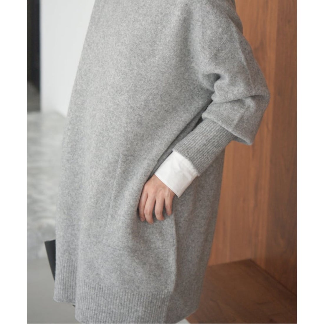 イエナ IENA 《追加予約》ウールカシミヤ チュニックワンピース