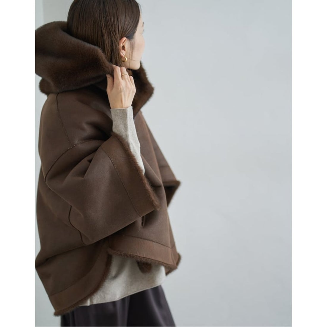 イエナ IENA LOU ANDREA/ルーアンドレア ECO FUR BZ エコファー