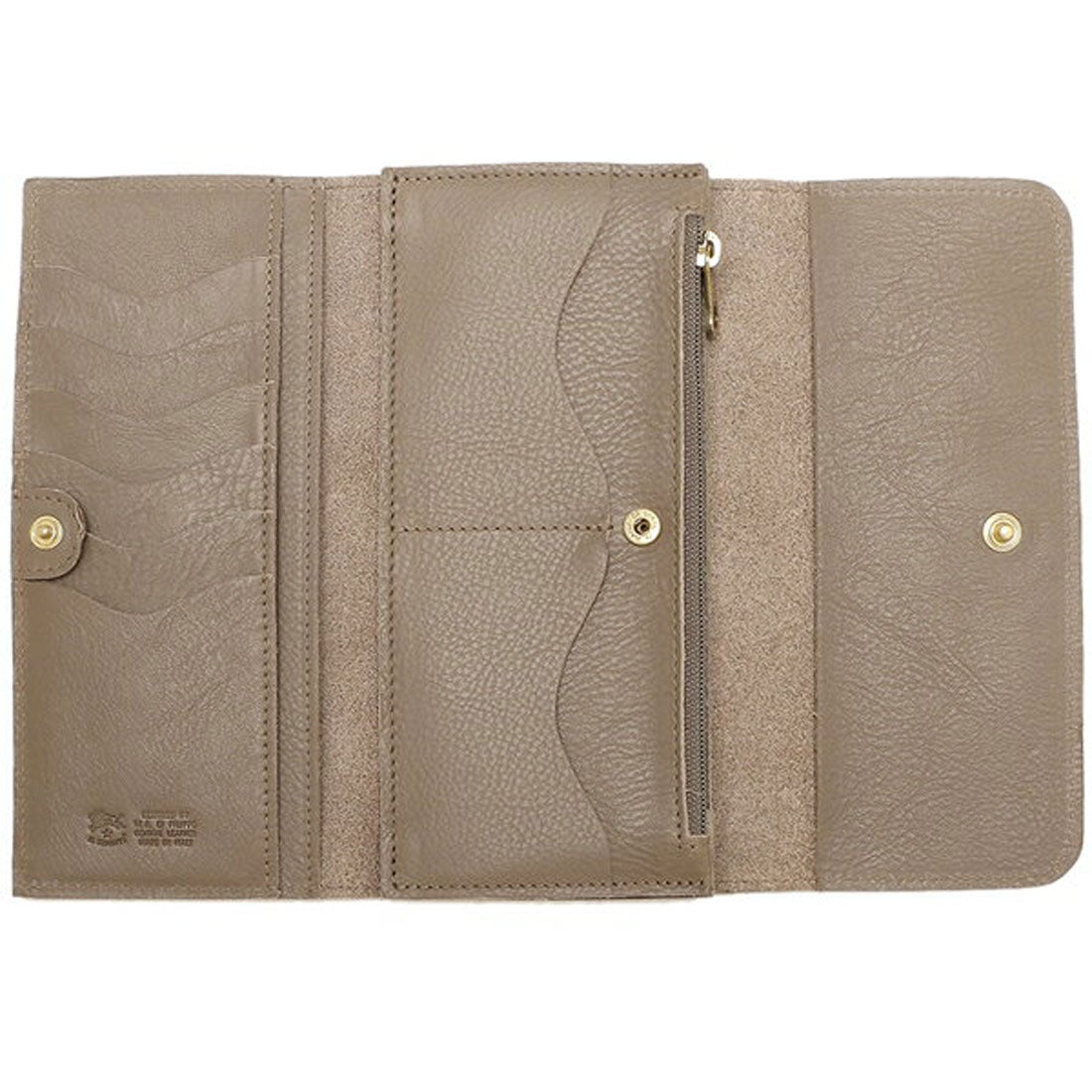 イル ビゾンテ IL BISONTE 長財布 グレージュ メンズ レディース IL