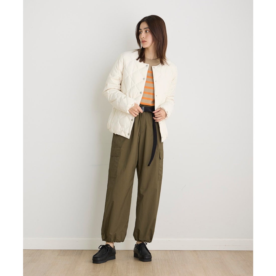 イッツインターナショナル I.T.'S. international クルーネックダウン