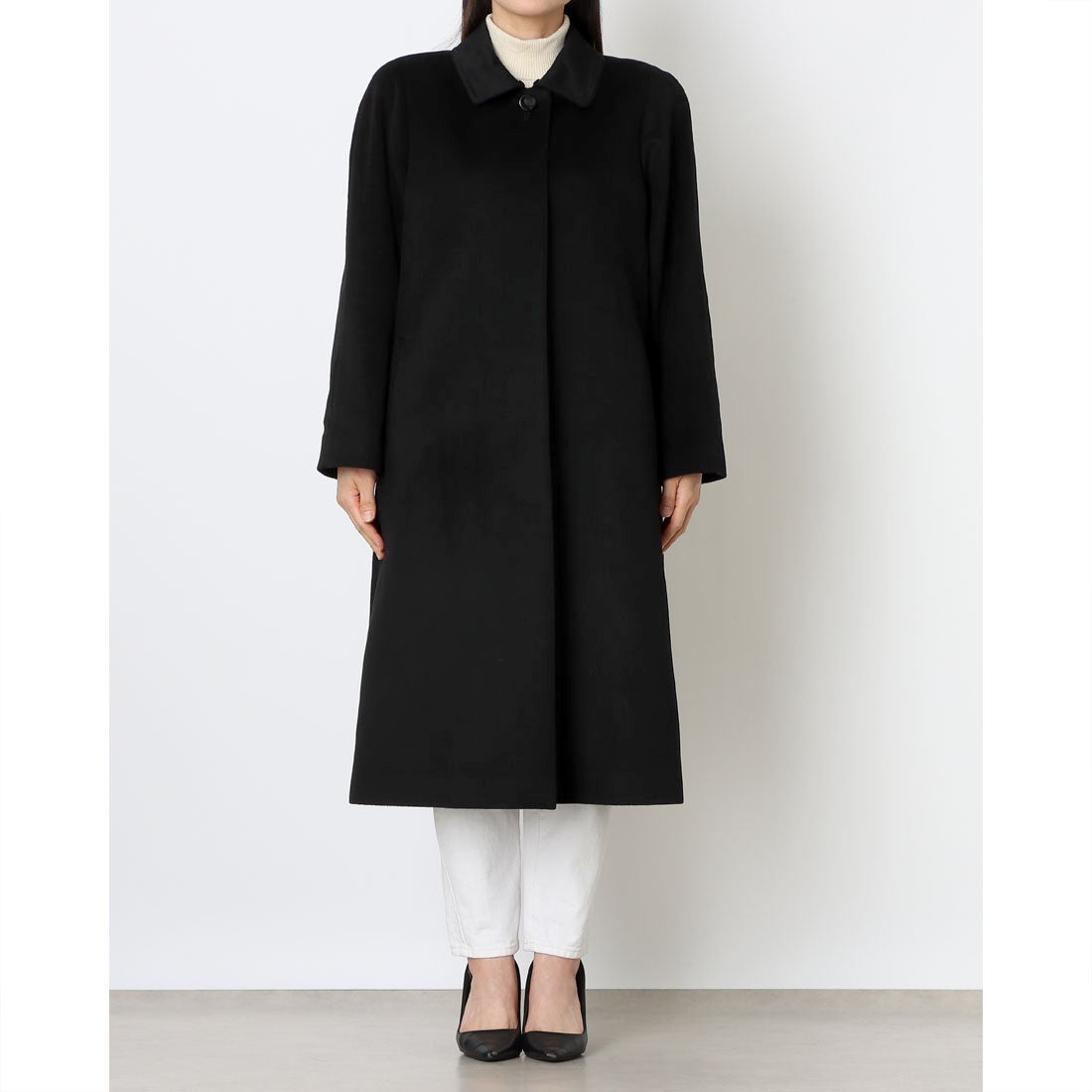 ジョワクレール Joieclair カシミヤ100%コート フォックス衿