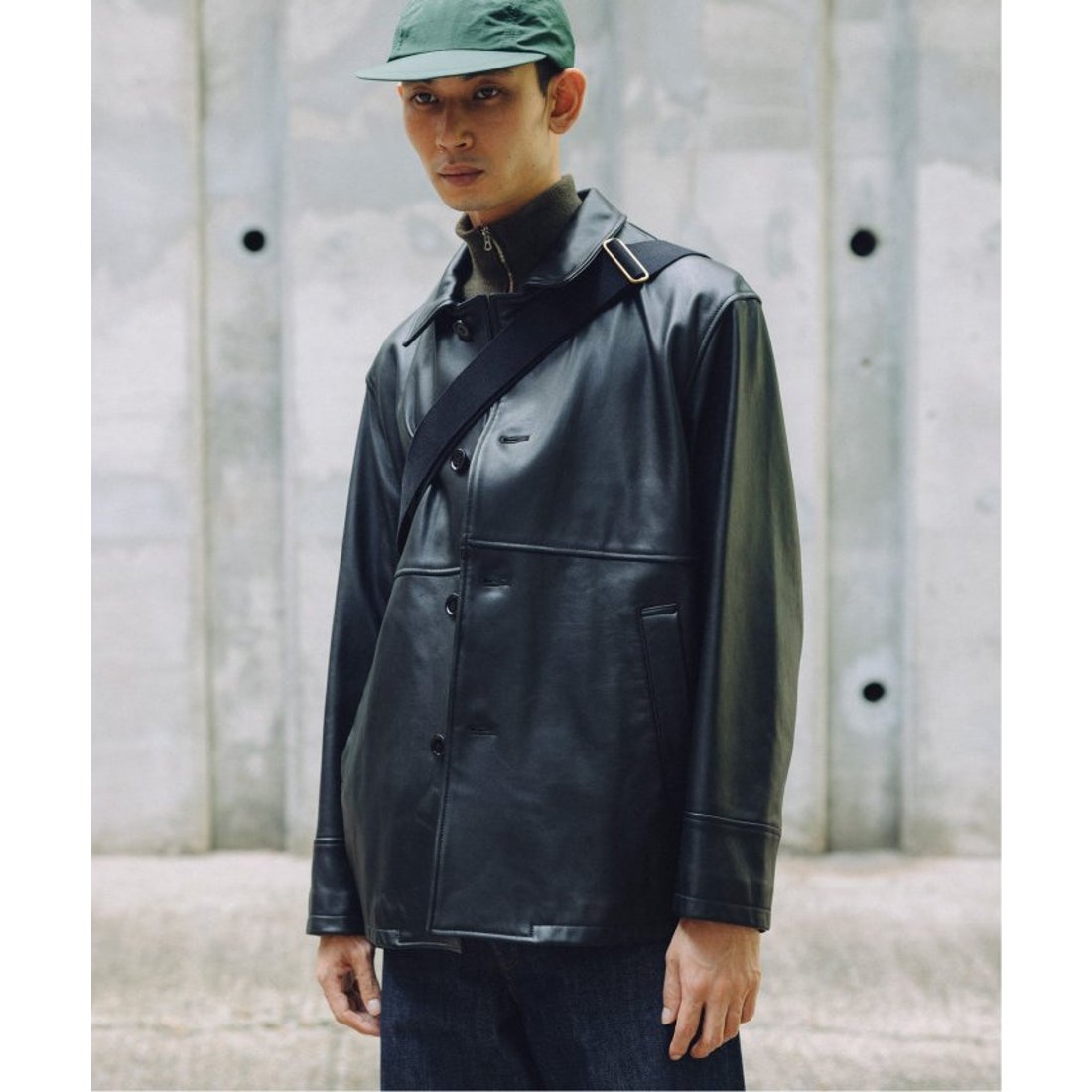 ジャーナルスタンダード JOURNAL STANDARD シープレザー カーコート