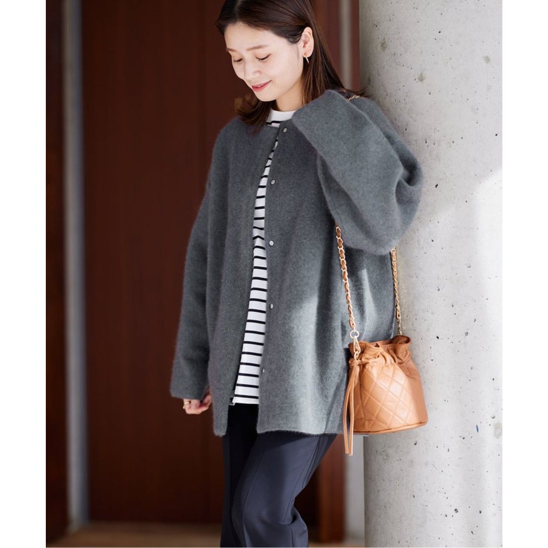 ジャーナルスタンダード JOURNAL STANDARD ダブルフェイスコクーン