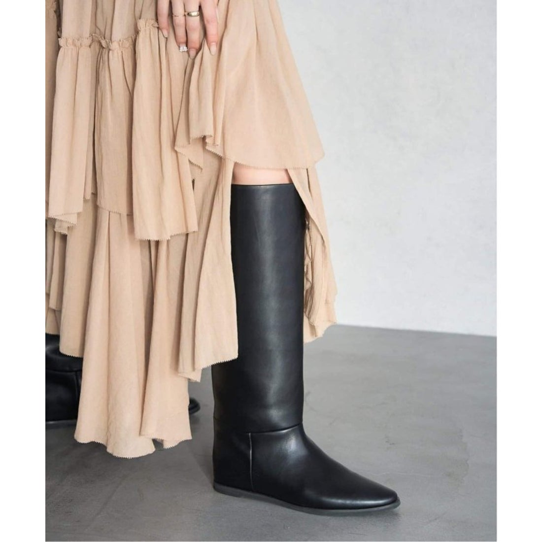 ル タロン LE TALON 《追加4》2cmワイドシャフトロングブーツ