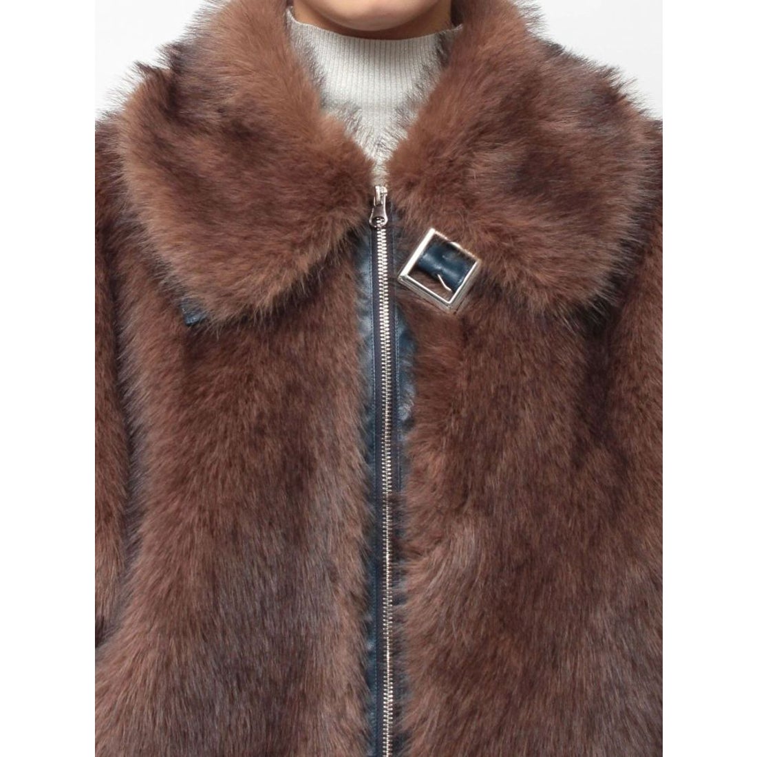 ジュエティ jouetie 【ZOZO限定】ベルトミドルファーコート