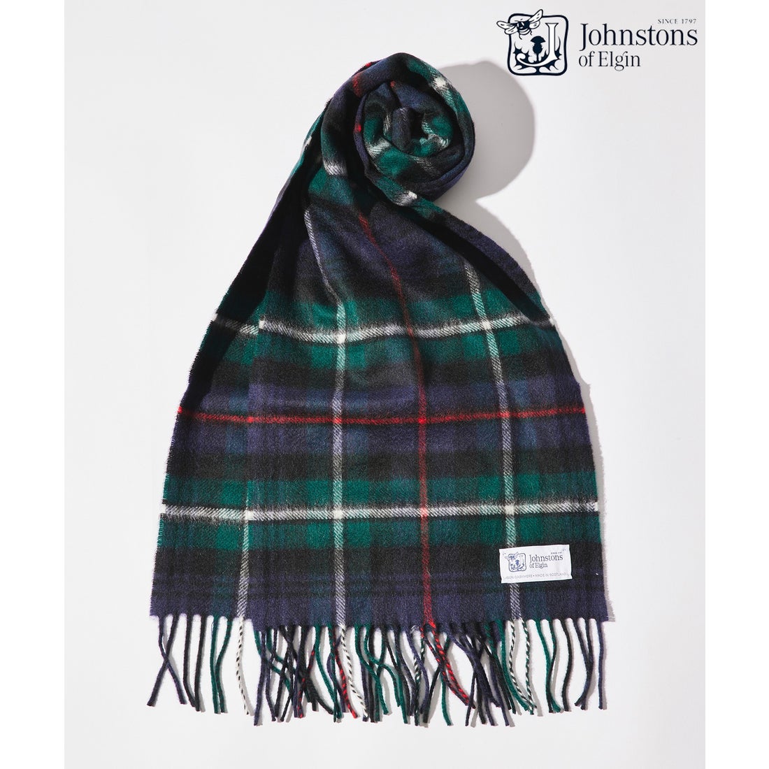 JOHNSTONS 【Johnstons / ジョンストンズ】カシミヤ100% マフラー