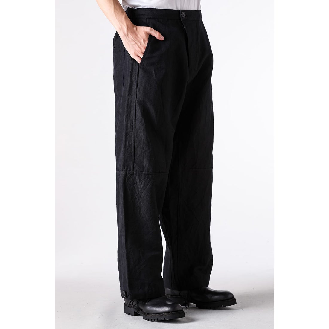 ヤンヤンヴァンエシュ JAN-JAN VAN ESSCHE TROUSERS （Pitch Black