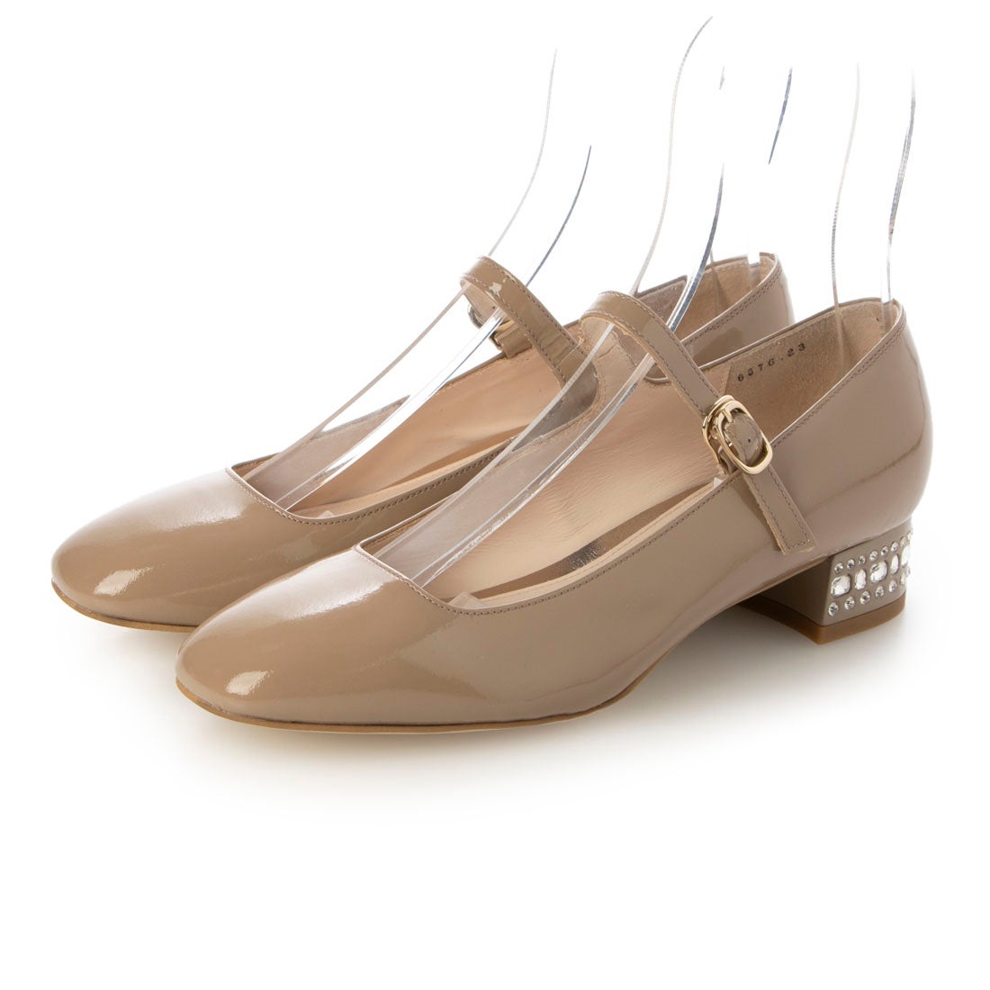 ジル スチュアート JILL STUART ビジューヒールストラップパンプス