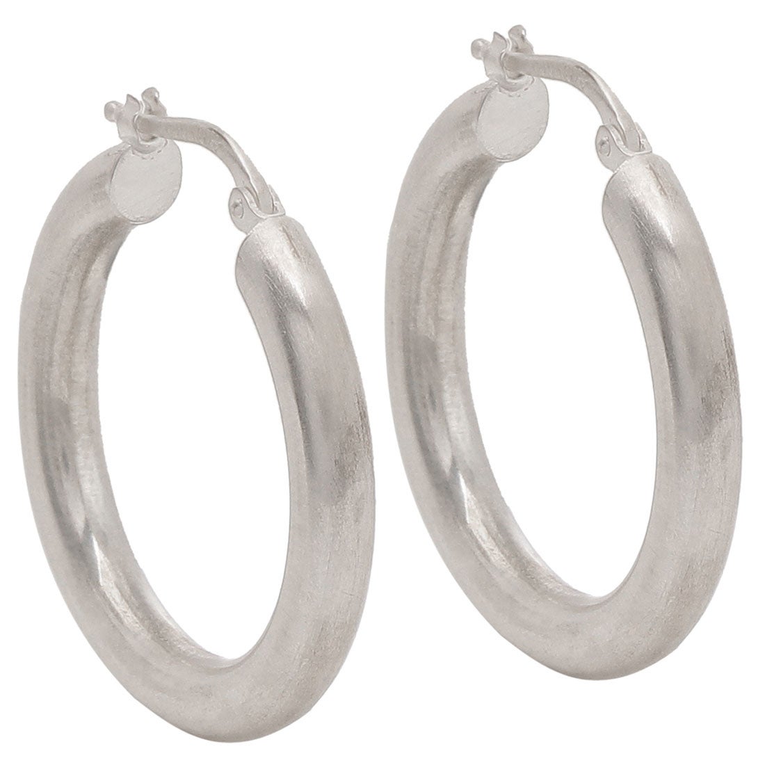 ジルサンダー Jil Sander ピアス クラシック フープピアス シルバー