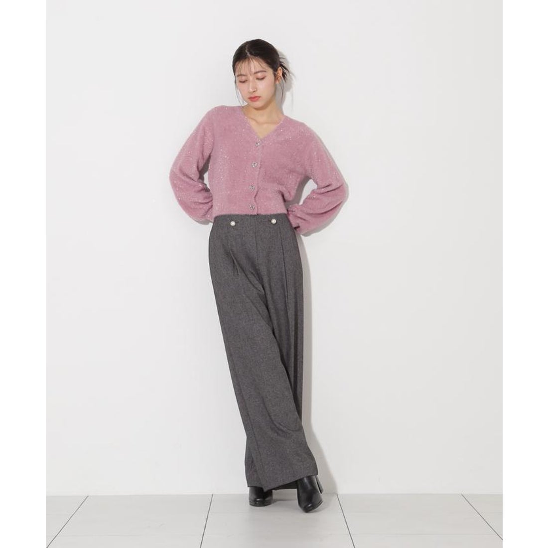 ジルバイジルスチュアート JILL by JILLSTUART ラメフェザー