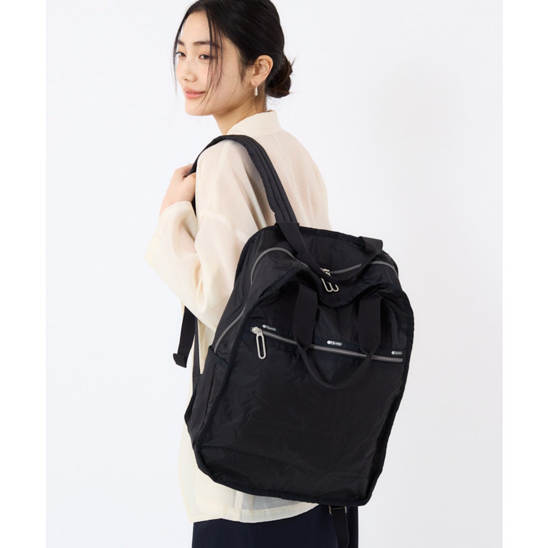 レスポートサック LeSportsac CR URBAN BACKPACK （ブラックC