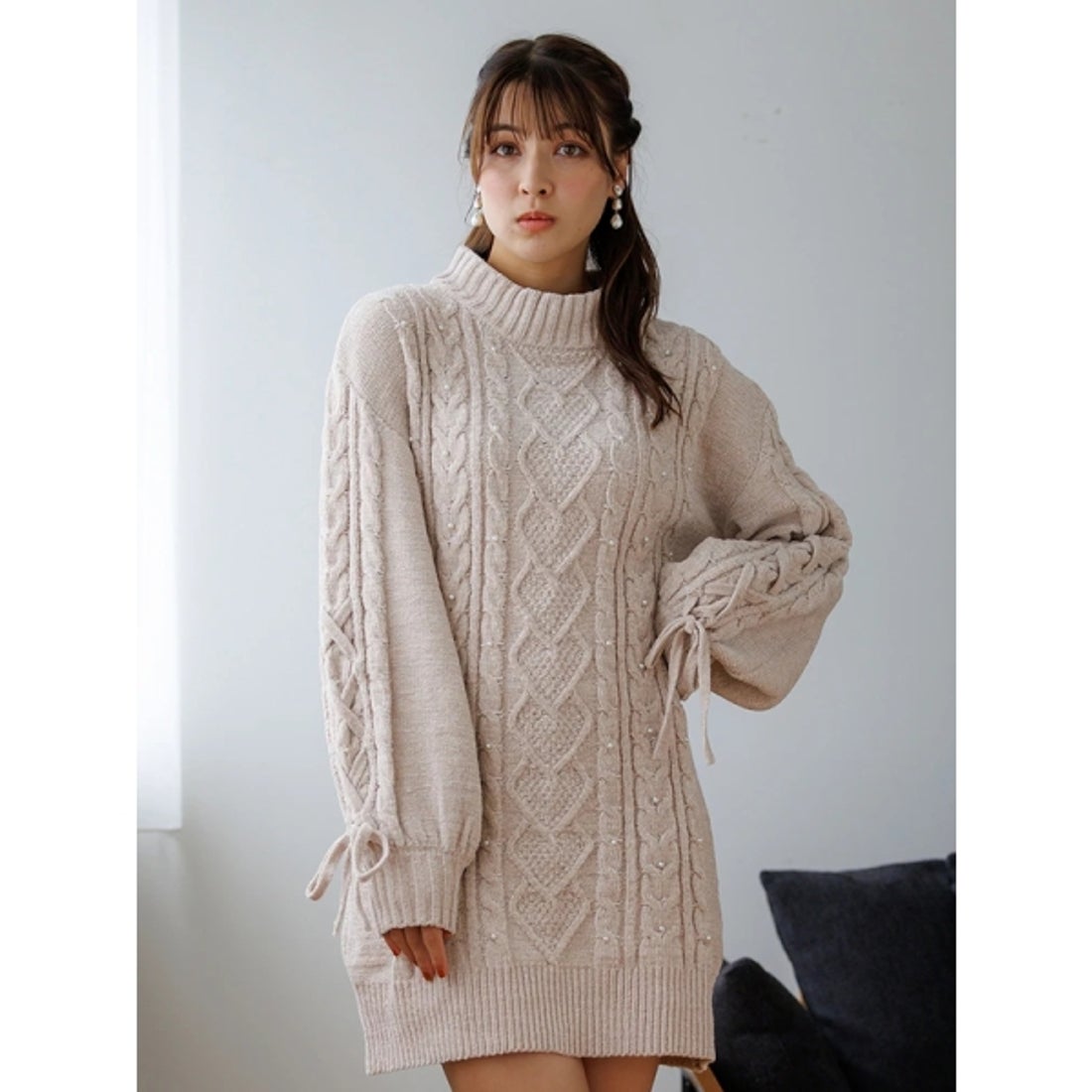 ルディックパーク Ludic Park 【大人かわいい】モールケーブルパール