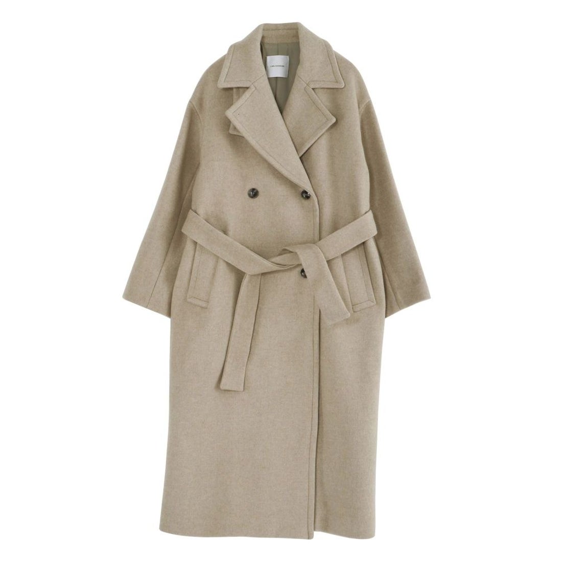 ラグナムーン LAGUNAMOON 2WAYカラーロングコート （ブラウン