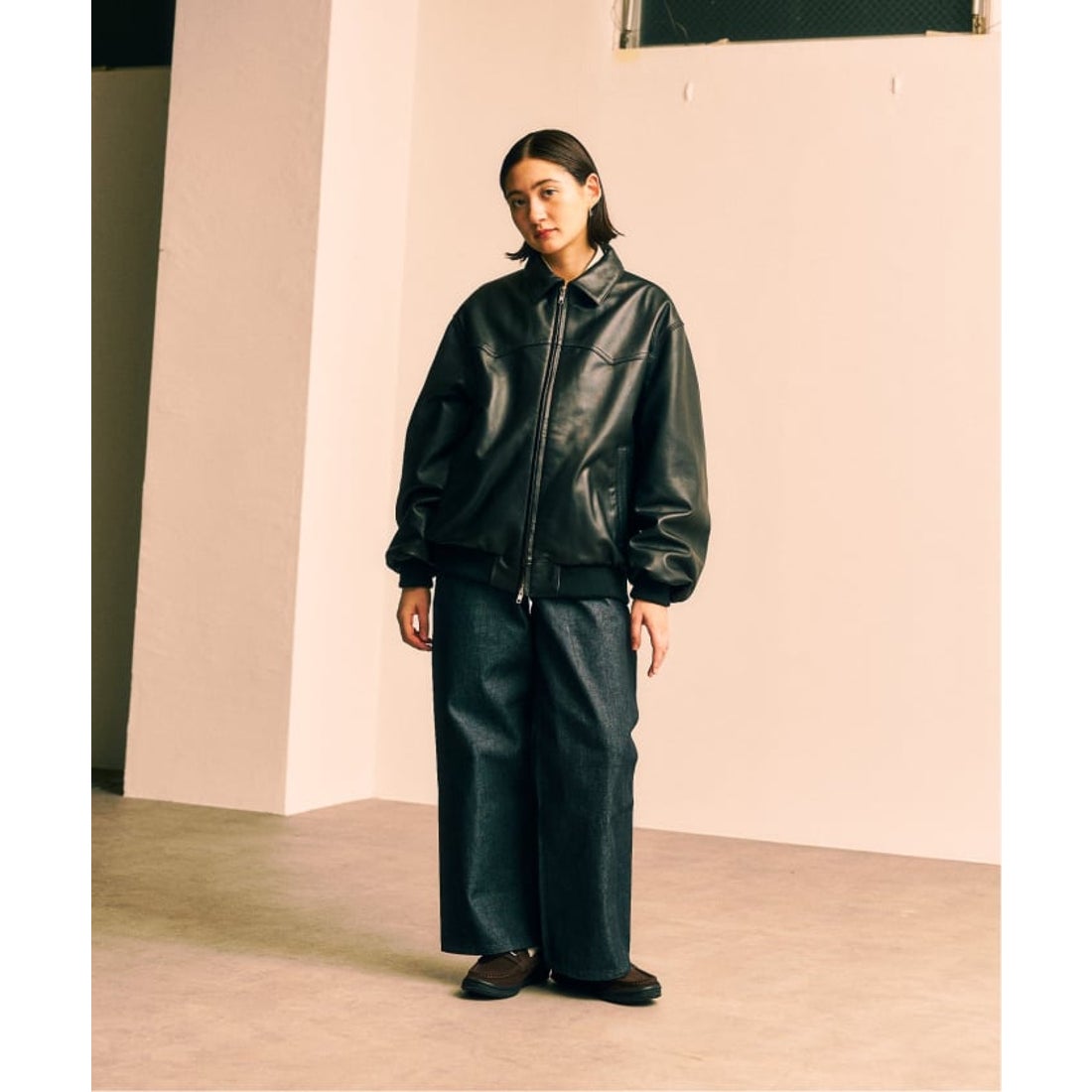 フォーワンセブン エディフィス 417 EDIFICE SANTA FE SHEEP LEATHER