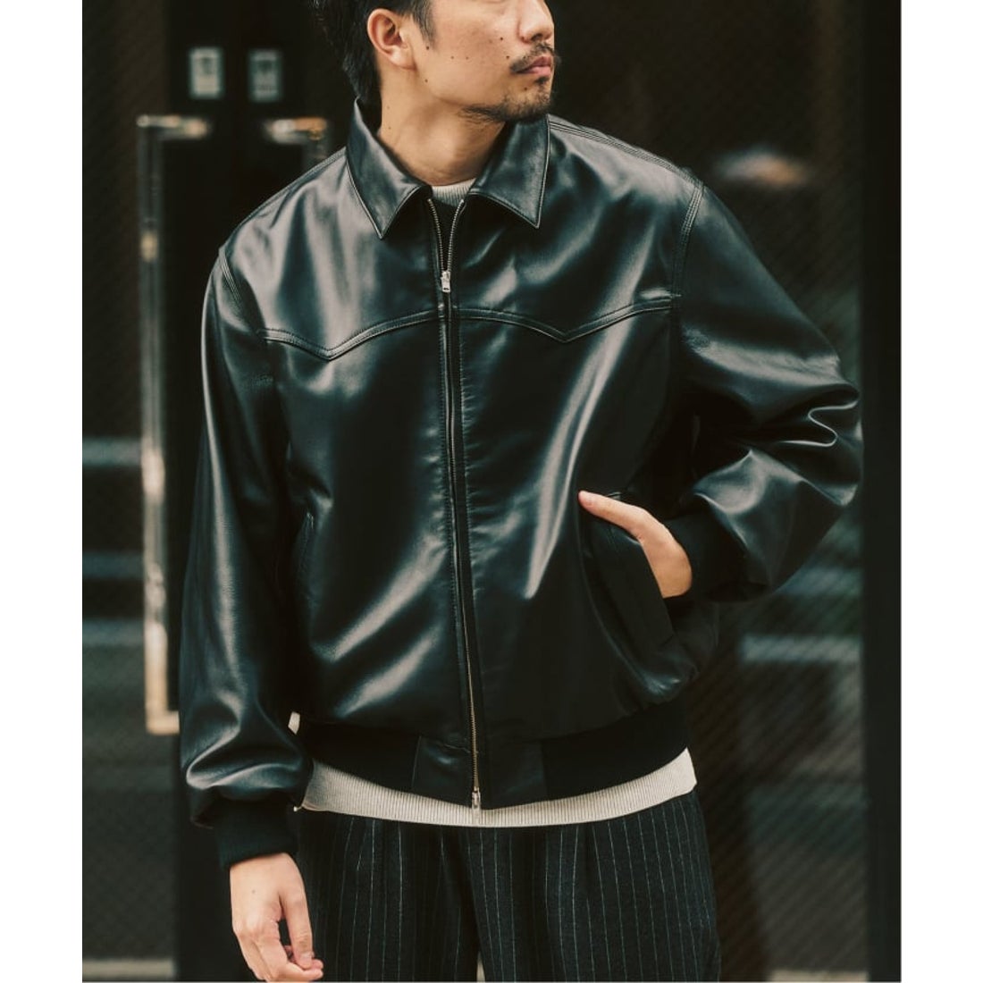 フォーワンセブン エディフィス 417 EDIFICE SANTA FE SHEEP LEATHER