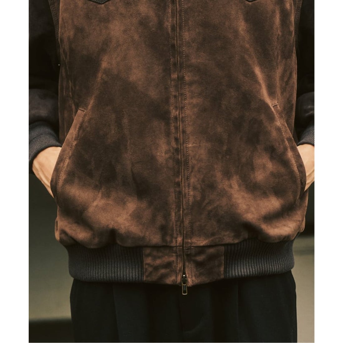 フォーワンセブン エディフィス 417 EDIFICE ラムスエード サンタフェ