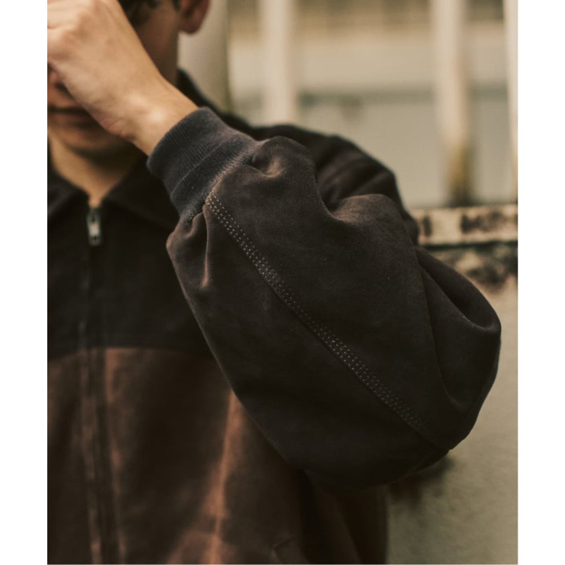 フォーワンセブン エディフィス 417 EDIFICE ラムスエード サンタフェ