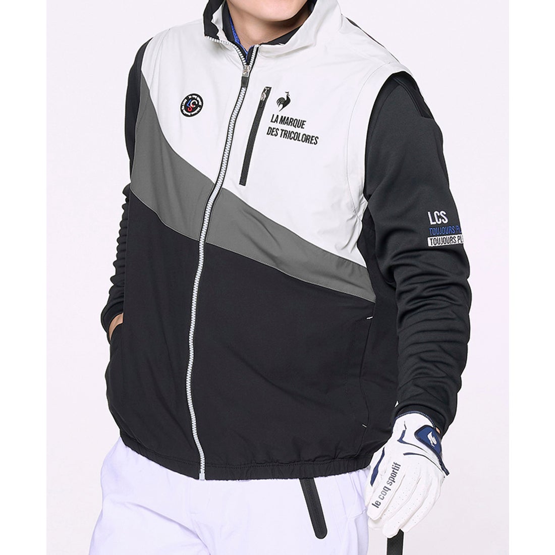 le coq sportif golf 【ストレッチフォーサー】中わた2WAYアウター
