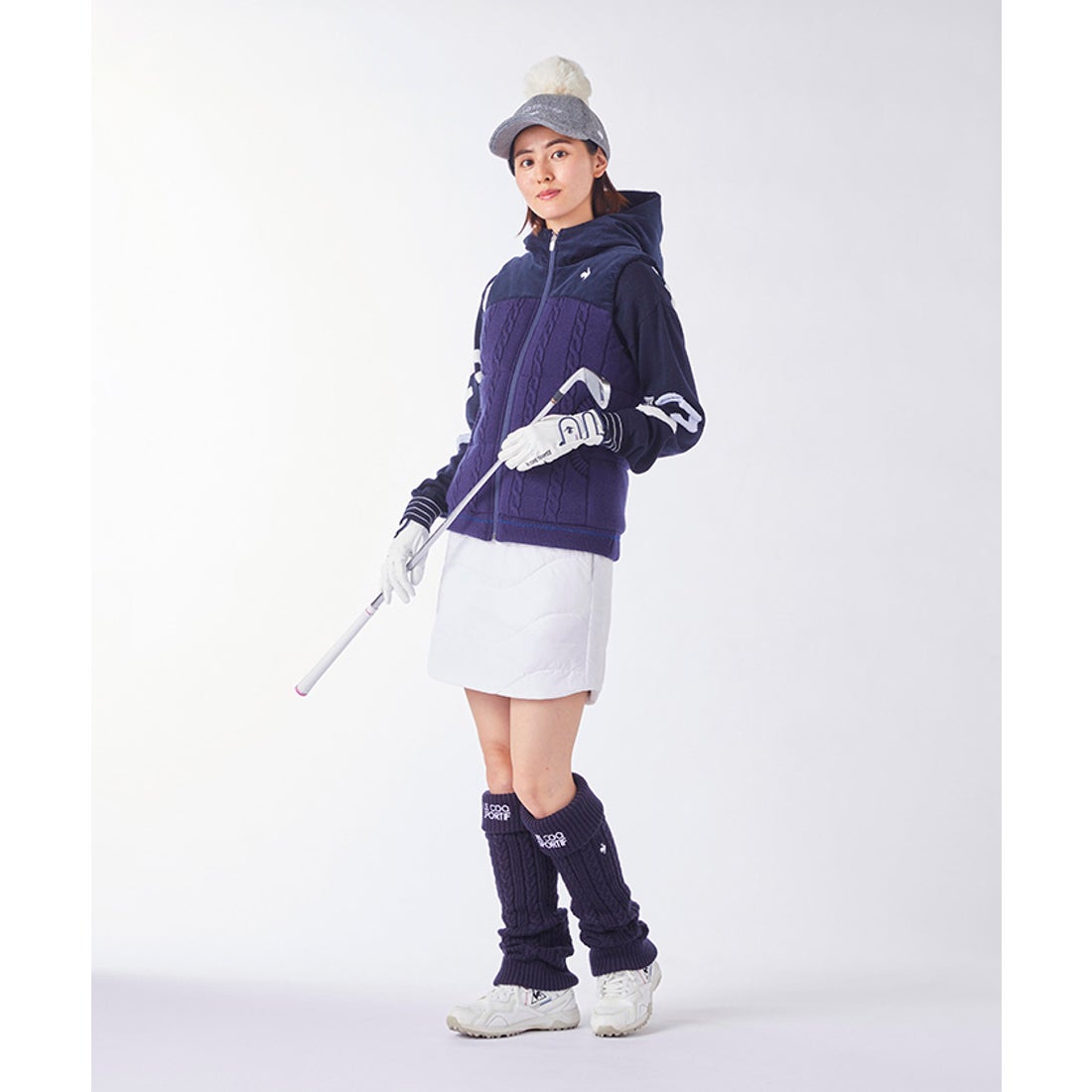 le coq sportif golf レッグウォーマー -デサントストア-DESCENTE STORE-