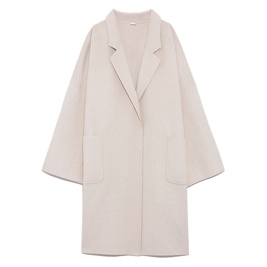 ミラ オーウェン Mila Owen 接結ハーフ丈コート （アイボリー