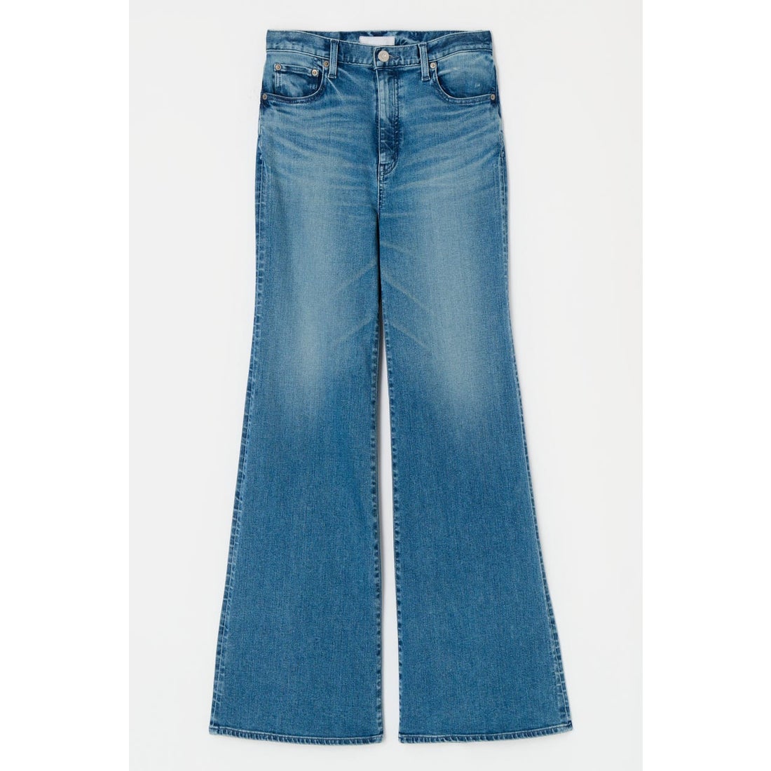 MOUSSY ADVANCED LONG LEG フレア BLU -ファッション通販 FASHION WALKER