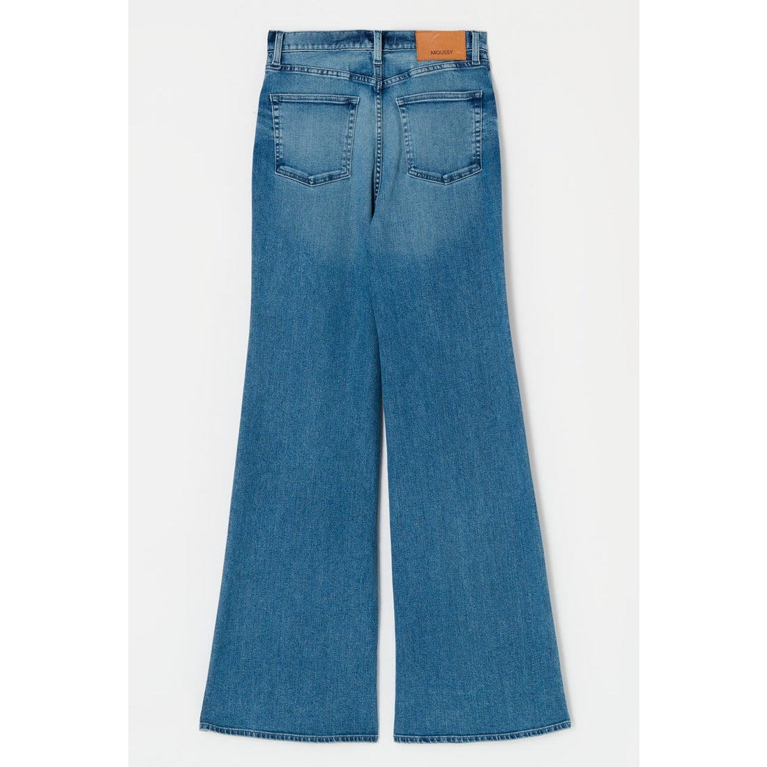 MOUSSY ADVANCED LONG LEG フレア BLU -ファッション通販 FASHION WALKER