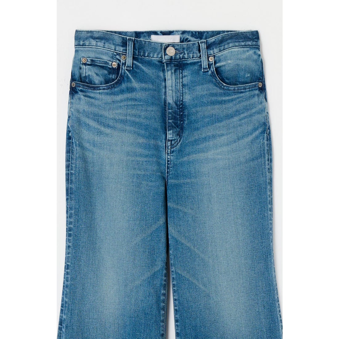 MOUSSY ADVANCED LONG LEG フレア BLU -ファッション通販 FASHION WALKER