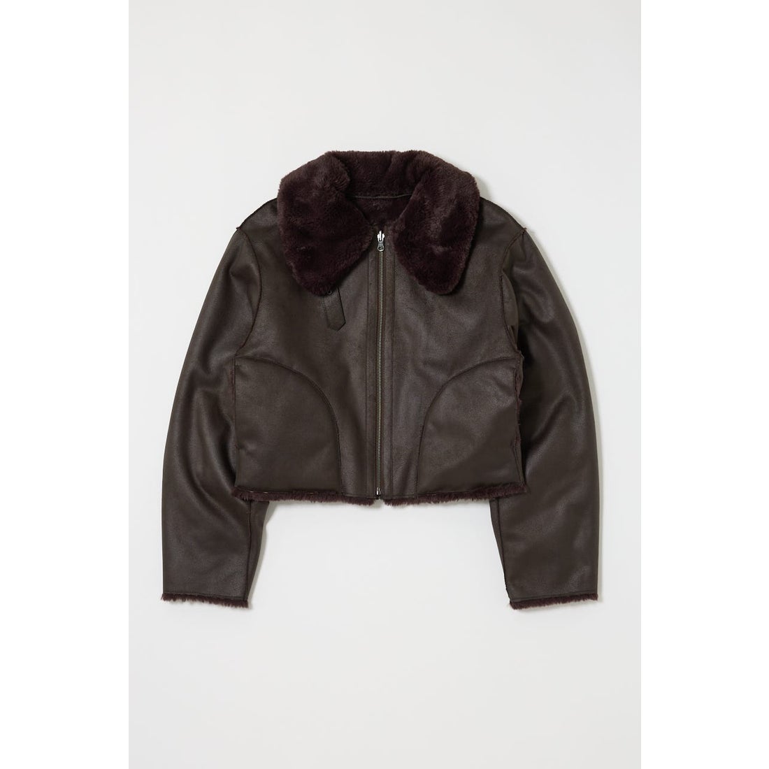 MOUSSY REVER FAUX ファーコート BLK -ファッション通販 FASHION WALKER