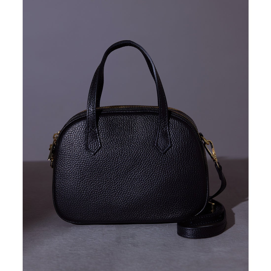 マルコビアンチーニ MARCO BIANCHINI Wジップ2WAYレザーミニボストン