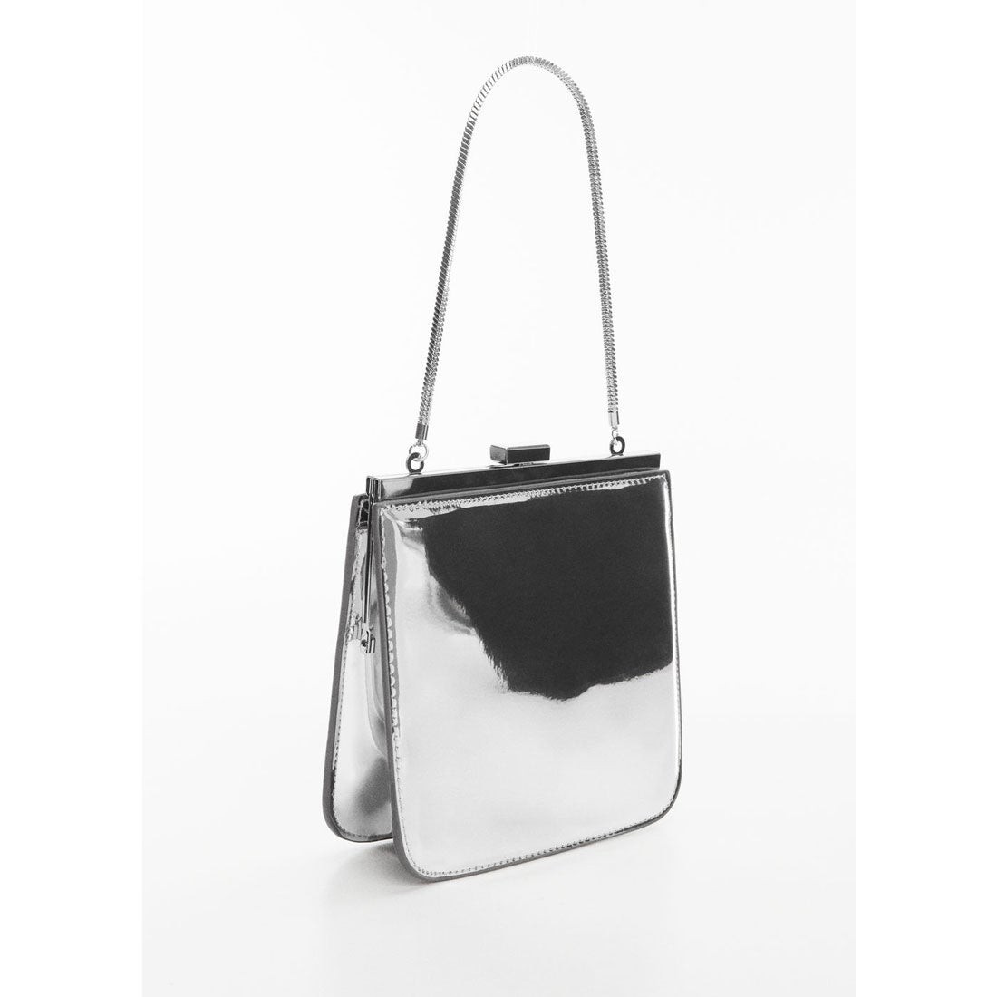 クラッチバッグ P-- CECILIA （シルバー） -MANGO - マンゴ公式