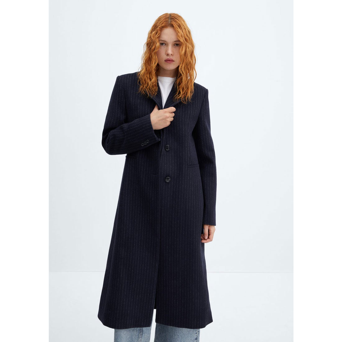 コート .-- POWER （ダークブルー） -MANGO - マンゴ公式オンラインストア