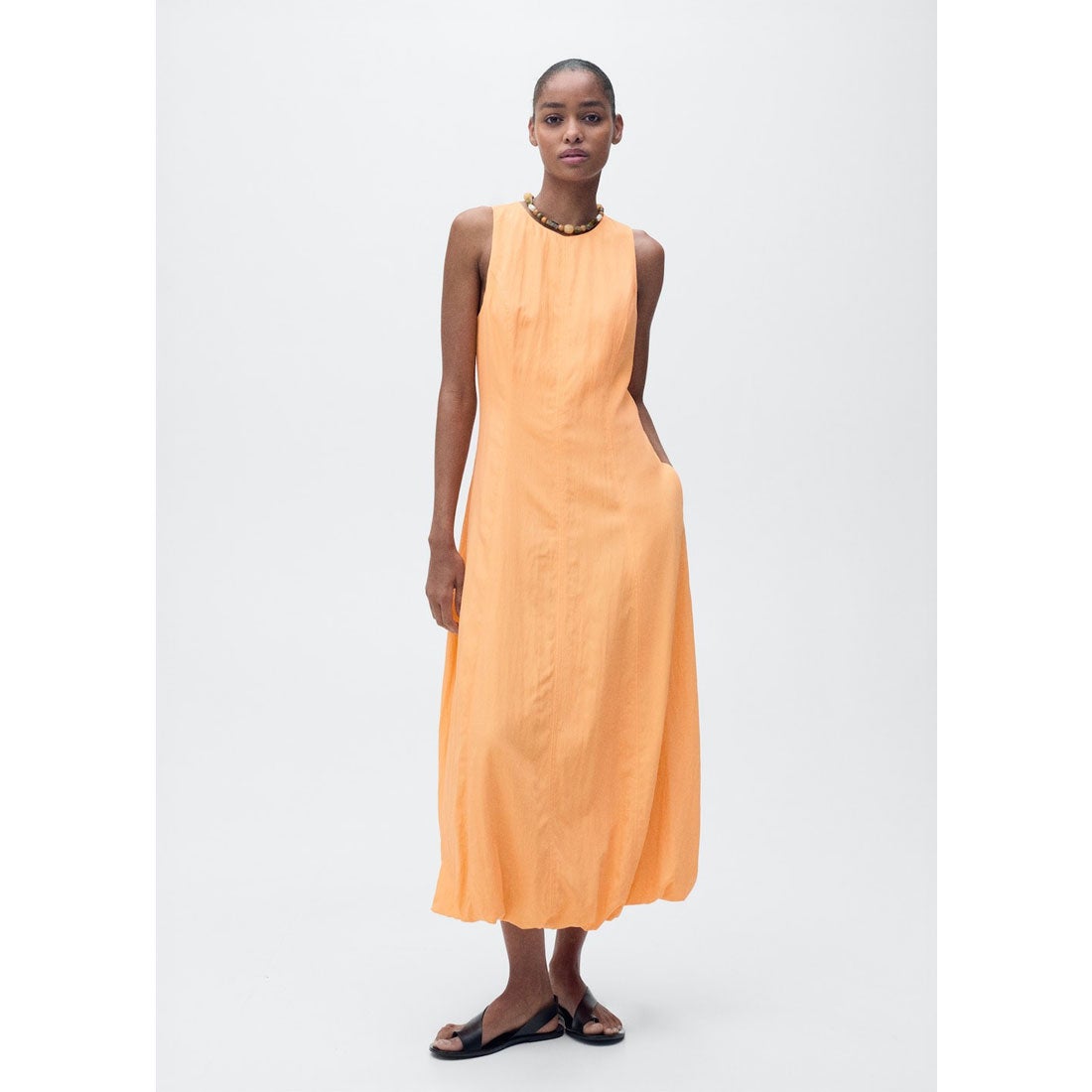 ロングワンピース .-- PUMPKIN （オレンジ） -MANGO - マンゴ公式