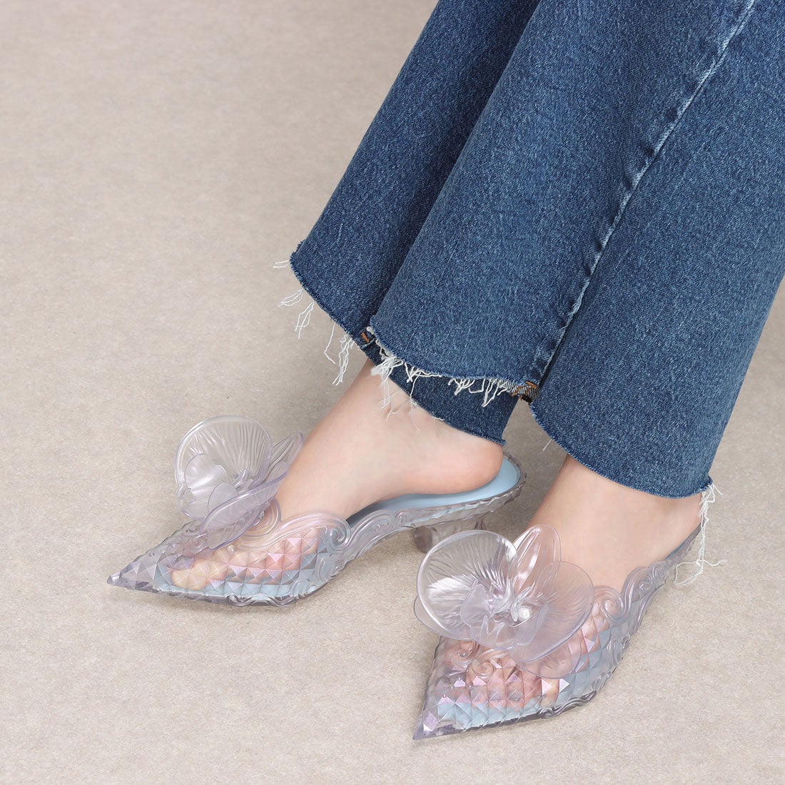 メリッサ melissa MELISSA COURT SHOE FLOWER + Y.PROJECT AD （YELOW