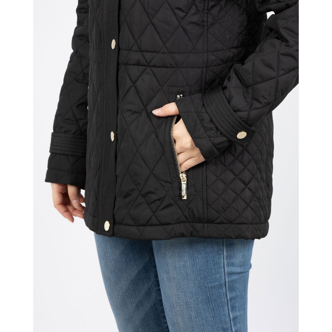 MICHAEL KORS マイケルコース QUILTED HOODED JACKET キルティング