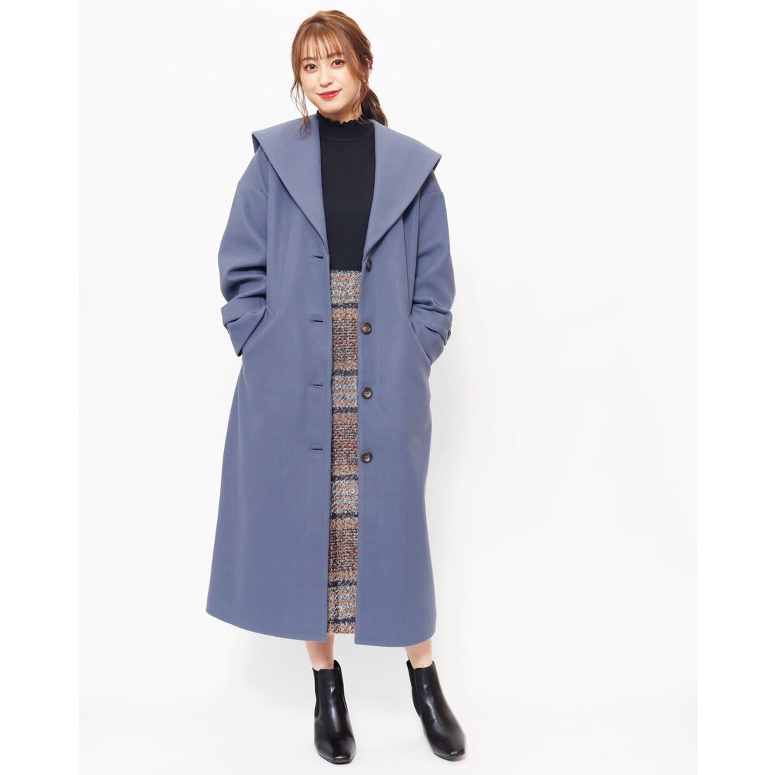 ミリアンデニ mili an deni セーラーカラーコート レディース アウター